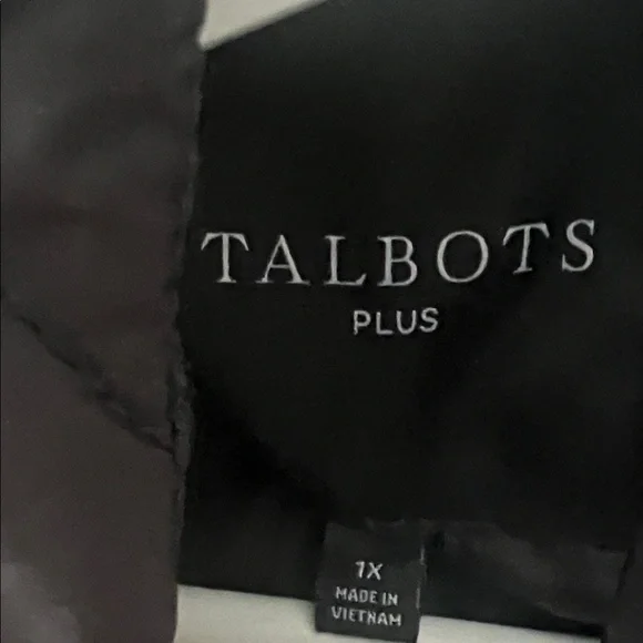 Talbots Black Vest with Gold Accents - Picture 11 of 12